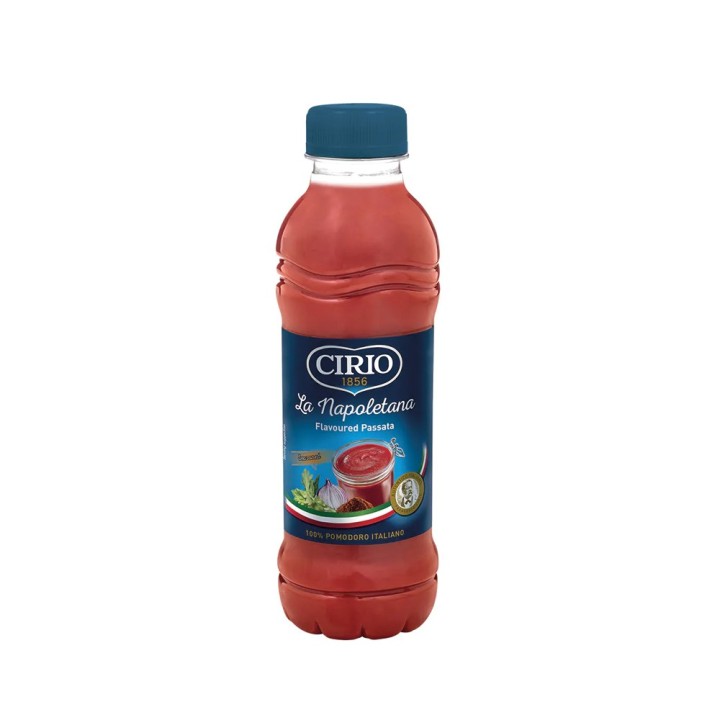Cirio Passata La Napoletana Purée de tomates italienne en bouteille 700 g