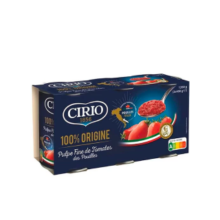 Cirio Pulpe fine de tomates des Pouilles 3x400g